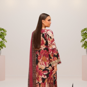 Digital Print Khaddar Unstitched 3 Piece