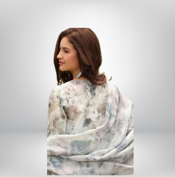 St-09 Digital Print Khaddar 3 Piece Unstitched - Image 2