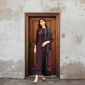 St-02 Digital Print Dhanak 3 Piece Unstitched