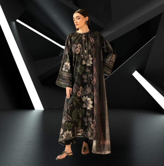 Digital Khaddar 3 Piece Unstitched