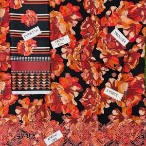 St-07 Unstitched 3 Piece Embroided Khaddar - Image 2