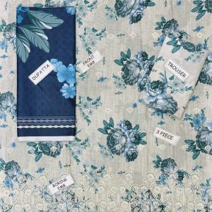 St-06 Unstitched 3 Piece Embroided Khaddar - Image 2