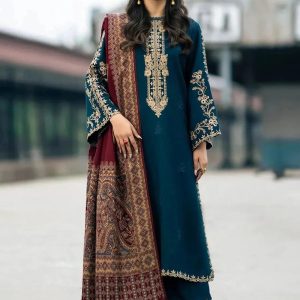Pure Lawn 3PC Embroidered Suit