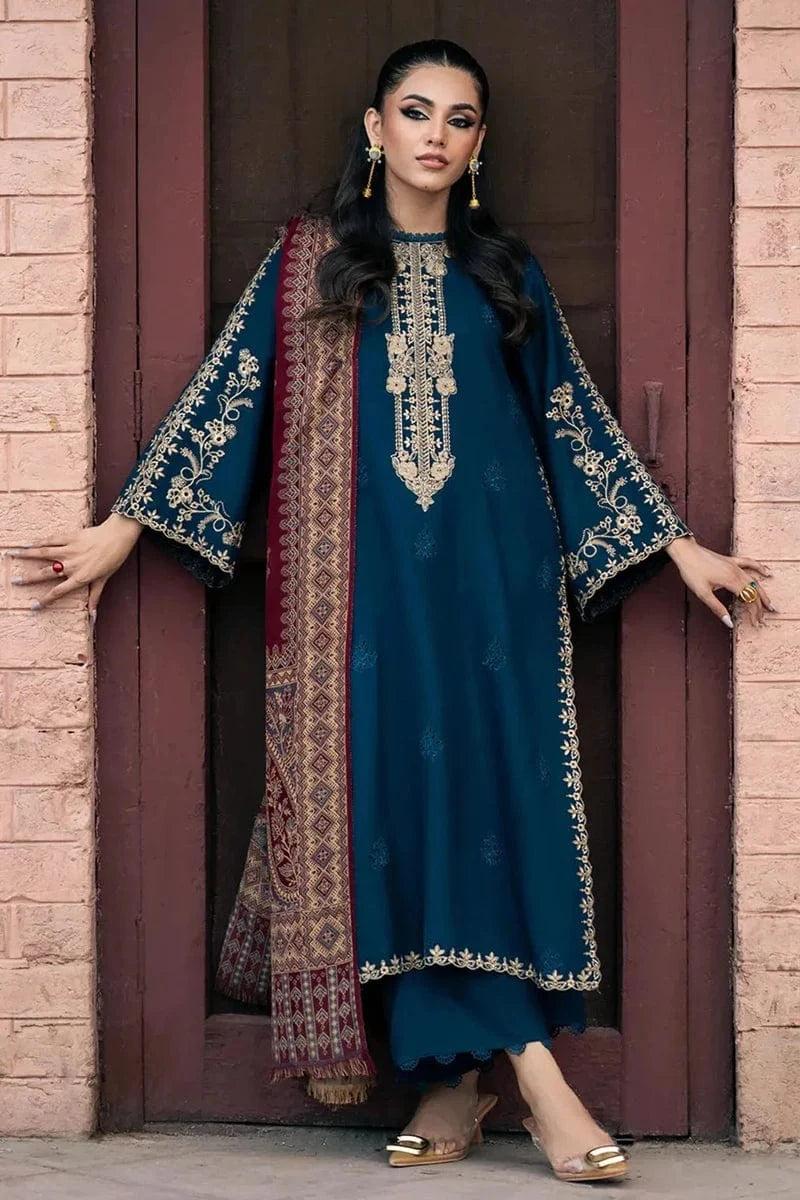 Pure Lawn 3PC Embroidered Suit - Image 2